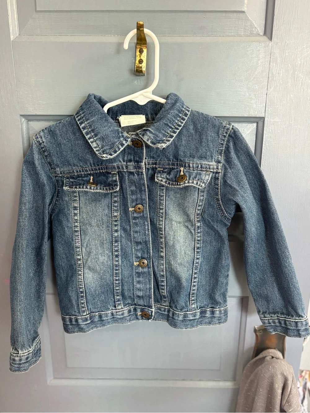 Wrangler Girls' Light Blue Washed Denim Jacket | y2k